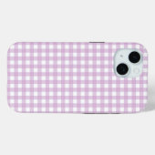 Faye and Lauren Soft Purple Gingham Case-Mate iPhone Hülle (Rückseite (Horizontal))