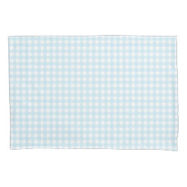 Faye Bright Blue Gingham Kissenbezug