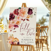 Faye Fall in Liebe Brautparty Begrüßungszeichen Poster