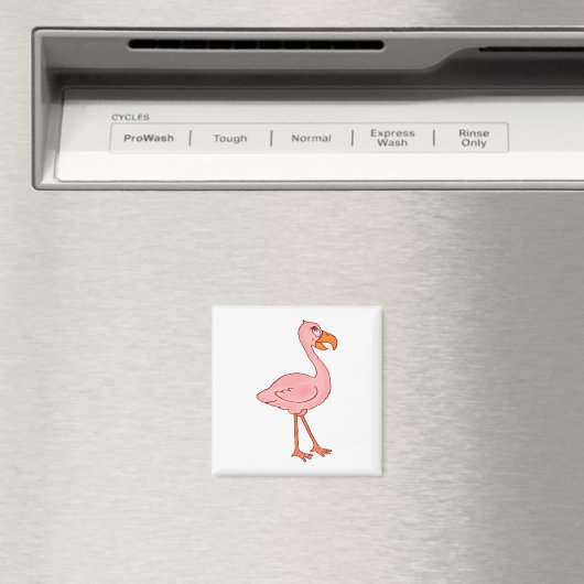 Faye Flamingo Magnet (In Situ (Geschirrspüler))