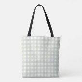 Faye Gingham Pastel Green Tasche (Rückseite)