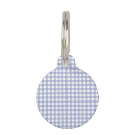 Faye & Lauren Blue Gingham Haustiermarke