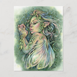 Faye Postcard Woodland Fairy Girl Fantasy Postkarte