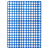 Faye und Laure Blue Gingham Klemmbrett (Rückseite)