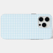 Faye und Lauren Baby Blue Gingham Case-Mate iPhone Hülle (Rückseite (Horizontal))