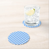 Faye und Lauren Blue2 Gingham Untersetzer (Vor Ort)