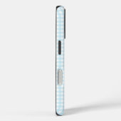 Faye und Lauren Blue Gingham Case-Mate iPhone Hülle (Rückseite / Rechts)