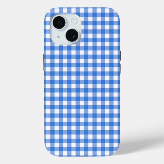 Faye und Lauren Blue Gingham Case-Mate iPhone Hülle (Rückseite)
