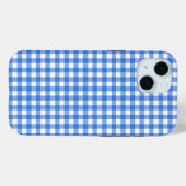Faye und Lauren Blue Gingham Case-Mate iPhone Hülle (Rückseite (Horizontal))