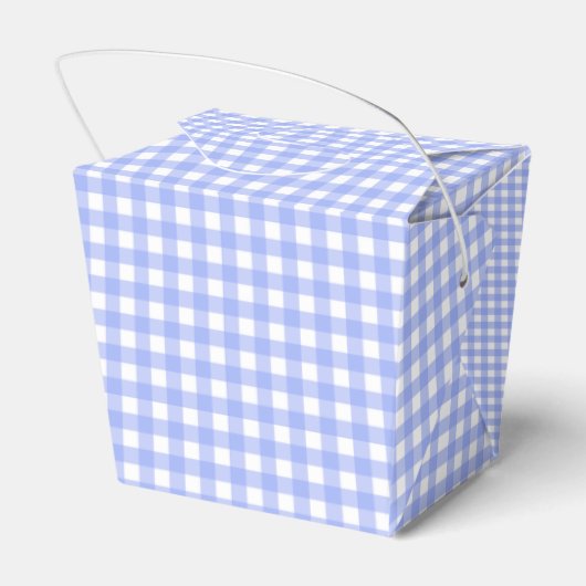 Faye und Lauren Blue Gingham Geschenkschachtel (Rückseite)