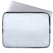 Faye und Lauren Blue Gingham Laptopschutzhülle (Vorderseite)