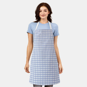 Faye und Lauren Blue Gingham Schürze
