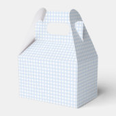 Faye und Lauren Blue Pastel Gingham Geschenkschachtel (Vorderseite)