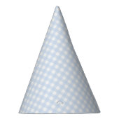 Faye und Lauren Blue Pastel Gingham Partyhütchen (Rechts)
