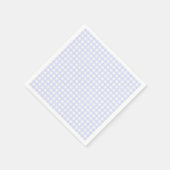 Faye und Lauren Blue Pastel Gingham Serviette (Ecke)