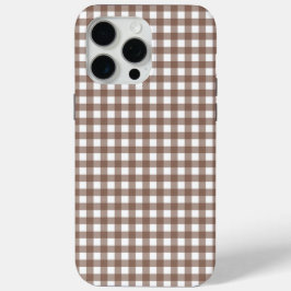 Faye und Lauren Brown Gingham Case-Mate iPhone Hülle