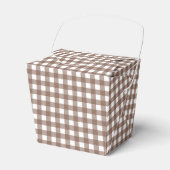 Faye und Lauren Brown Gingham Geschenkschachtel (Vorderseite)