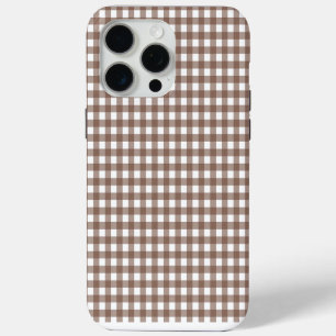 Faye und Lauren Brown Gingham iPhone 15 Pro Max Hülle