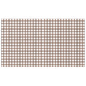 Faye und Lauren Brown Kariert Tischdecke (Vorderseite (Horizontal))