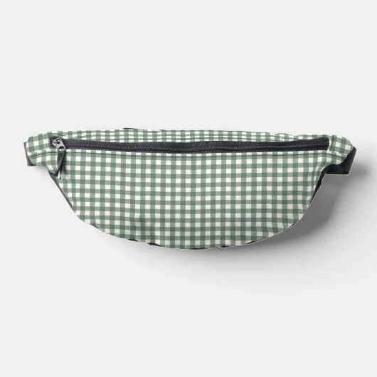 Faye und Lauren Dark Green Gingham Bauchtasche (Ablage )