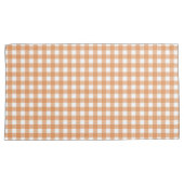 Faye und Lauren Fall Gingham Kissenbezug (Vorderseite-Rechts)