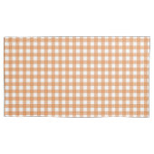 Faye und Lauren Fall Gingham Kissenbezug (Vorderseite-Links)