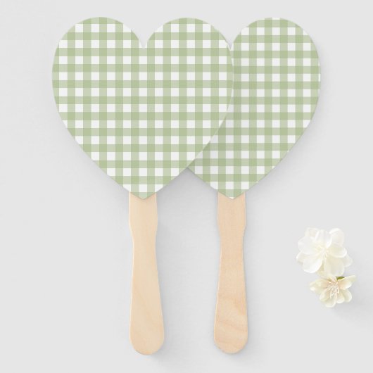 Faye und Lauren Gingham Fächer (Vorne und Hinten)