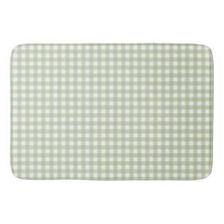 Faye und Lauren Green Gingham 1 Badematte