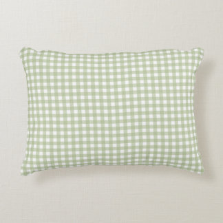 Faye und Lauren Green Gingham 1 Dekokissen