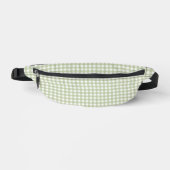 Faye und Lauren Green Gingham Bauchtasche (Vorderseite)
