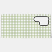Faye und Lauren Green Gingham Samsung Galaxy Hülle (Rückseite (Horizontal))