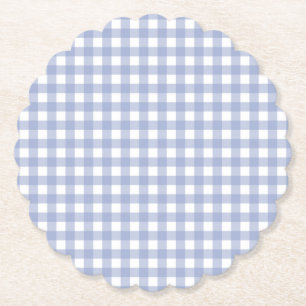 Faye und Lauren Hellblau2 Gingham Untersetzer