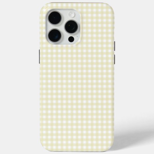 Faye und Lauren Lemon Yellow Gingham Case-Mate iPhone Hülle (Rückseite)