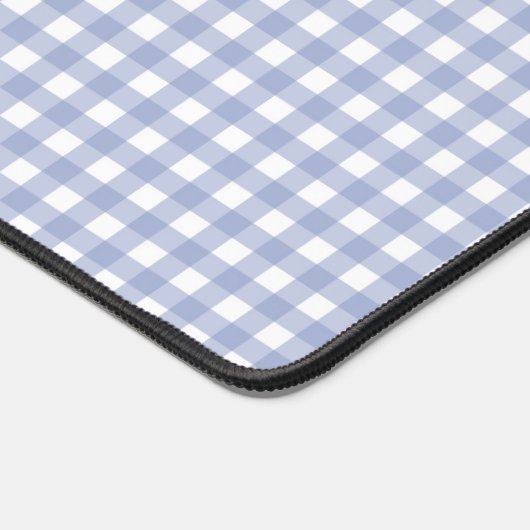 Faye und Lauren Light Blue Gingham Schreibtischunterlage (Ecke)