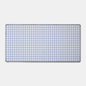 Faye und Lauren Light Blue Gingham Schreibtischunterlage (Vorderseite)