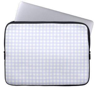 Faye und Lauren Lila Gingham Laptopschutzhülle