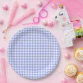 Faye und Lauren Lila Gingham Paper Tellers Pappteller (Party)