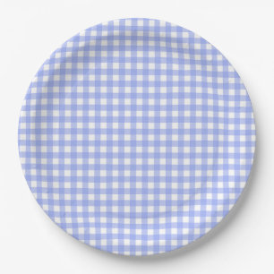 Faye und Lauren Lila Gingham Paper Tellers Pappteller