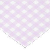 Faye und Lauren Lila Gingham Tischdecke (Schrägansicht)