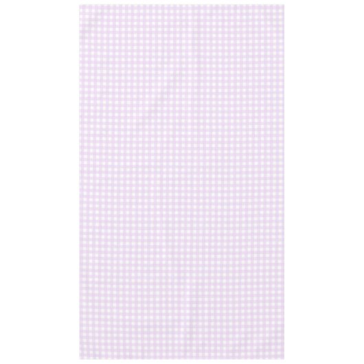 Faye und Lauren Lila Gingham Tischdecke (Vorderseite)
