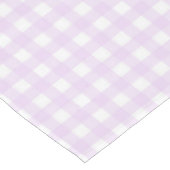 Faye und Lauren Lila Gingham Tischdecke (Schrägansicht)