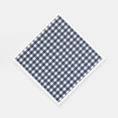 Faye und Lauren Navy Gingham Serviette (Ecke)