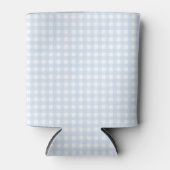 Faye und Lauren Pastel Blue Gingham Dosenkühler (Vorderseite)