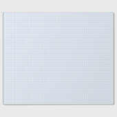 Faye und Lauren Pastel Blue Gingham Geschenkpapier (Flach)