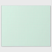 Faye und Lauren Pastel Gingham Green Geschenkpapier (Flach)