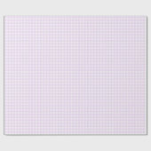 Faye und Lauren Pastel Lila Gingham Geschenkpapier (Flach)
