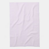 Faye und Lauren Pastel Lila Gingham Geschirrtuch (Vertikal)