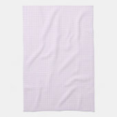 Faye und Lauren Pastel Lila Gingham Geschirrtuch (Vertikal)