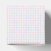 Faye und Lauren Pastel Multicolor Gingham Geschenkschachtel (Oben)