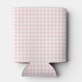 Faye und Lauren Pastel Pink Gingham Dosenkühler (Rückseite)